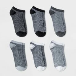 Women's 6pk Low Cut Socks - A New Day™ 4-10 Black/gray/white -A New Day popular shop unnamed file 4230