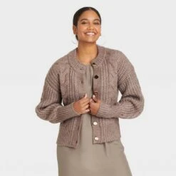 Women's Metal Button Cardigan - A New Day™ -A New Day popular shop unnamed file 4314