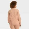 Women's Crewneck Ribbed Pullover Sweater - A New Day™ Light Brown XS -A New Day popular shop unnamed file 4316