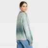 Women's Crewneck Pullover Sweater - A New Day™ Teal Spacedye M 2 Women's Crewneck Pullover Sweater - A New Day™ Teal Spacedye M -A New Day popular shop unnamed file 4352
