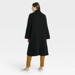 Women's Houndstooth Open-Front Sweater Cardigan - A New Day™