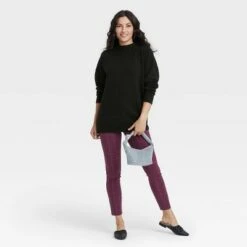Women's Slouchy Mock Turtleneck Pullover Sweater - A New Day™ 7 Women's Slouchy Mock Turtleneck Pullover Sweater - A New Day™ -A New Day popular shop unnamed file 4361