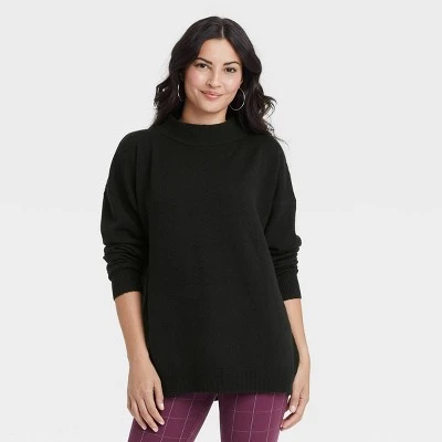 Women's Slouchy Mock Turtleneck Pullover Sweater - A New Day™ 5 Women's Slouchy Mock Turtleneck Pullover Sweater - A New Day™ - Image 3