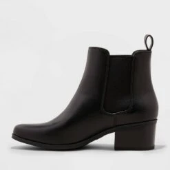 Women's Ellie Chelsea Boots - A New Day™ Black