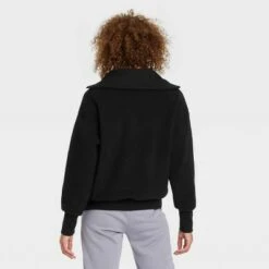 Women's Sherpa Quarter Zip Sweatshirt - A New Day™