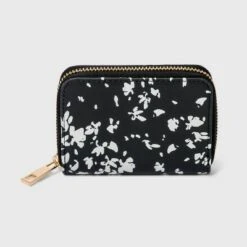 Women's Small Zip Wallet - A New Day™ Black -A New Day popular shop unnamed file 4479