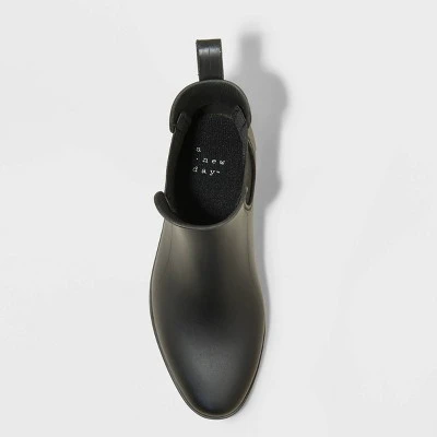Women's Chelsea Rain Boots - A New Day™ Black 4 Women's Chelsea Rain Boots - A New Day™ Black - Image 2
