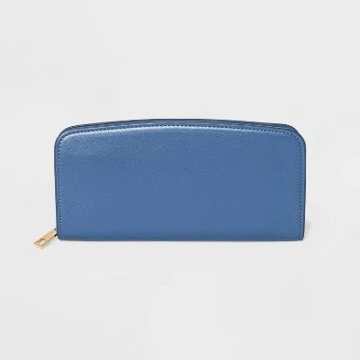 Women's Zip Wallet - A New Day™ Brown 7 Women's Zip Wallet - A New Day™ Brown - Image 5