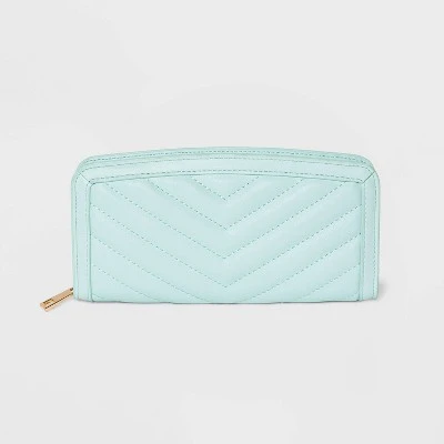 Women's Zip Wallet - A New Day™ Brown 9 Women's Zip Wallet - A New Day™ Brown - Image 7