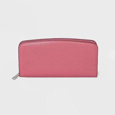 Women's Zip Wallet - A New Day™ Brown 10 Women's Zip Wallet - A New Day™ Brown - Image 8