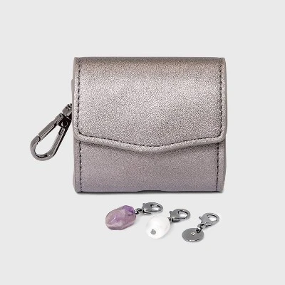 Ear Bud Case Coin Purse - A New Day™ Metallic Gray 11 Ear Bud Case Coin Purse - A New Day™ Metallic Gray - Image 9
