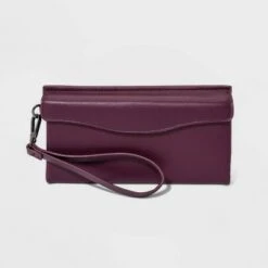 Flap Pouch with Folded Double Interior Wristlet - A New Day™ Blue -A New Day popular shop unnamed file 4544