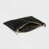Women's Large Wristlet Pouch - A New Day™ Black/quilted -A New Day popular shop unnamed file 4545