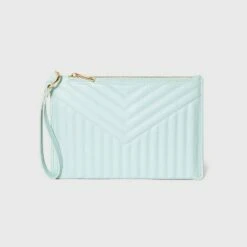 Women's Large Wristlet Pouch - A New Day™ Black/quilted -A New Day popular shop unnamed file 4549