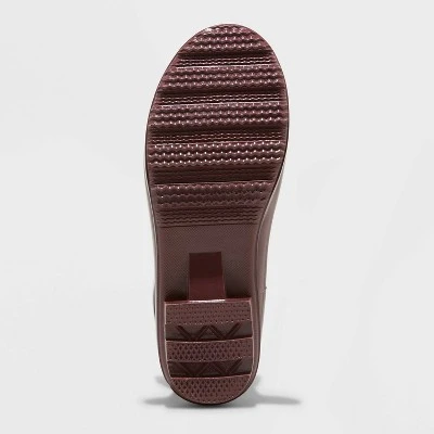 Women's Vicki Mid Calf Rubber Rain Boots - A New Day Jet Black 5 Women's Vicki Mid Calf Rubber Rain Boots - A New Day Jet Black - Image 3