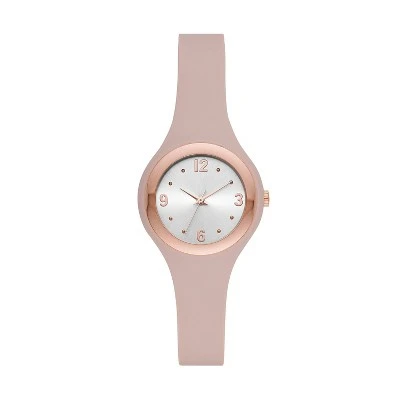Women's Rubber Unibody Strap Watch - A New Day™ Blush/rose Gold 6 Women's Rubber Unibody Strap Watch - A New Day™ Blush/rose Gold - Image 4
