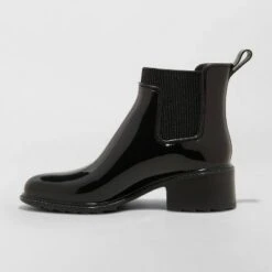 Women's Camille Heeled Boots - A New Day™ Burgundy