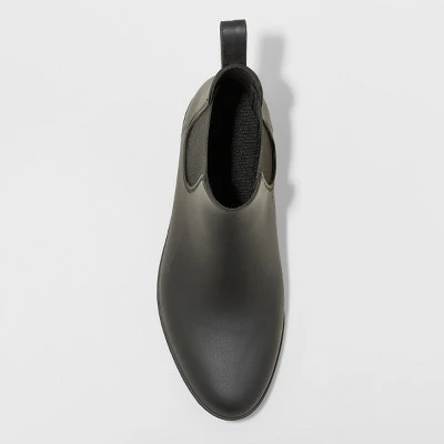 Women's Chelsea Rain Boots - A New Day Burgundy 3 Women's Chelsea Rain Boots - A New Day Burgundy - Image 2