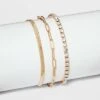 Herringbone and Tennis Bracelet Set 3pc - A New Day™ Metallic Gold 1 Herringbone and Tennis Bracelet Set 3pc - A New Day™ Metallic Gold -A New Day popular shop unnamed file 481