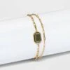 Silver Plated Gold Layered Chain Bracelet - A New Day™ Amazonite 1 Silver Plated Gold Layered Chain Bracelet - A New Day™ Amazonite -A New Day popular shop unnamed file 494
