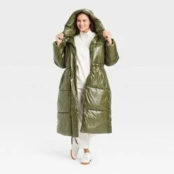 Women's Duvet Wet Look Puffer Jacket - A New Day™ 8 Women's Duvet Wet Look Puffer Jacket - A New Day™ -A New Day popular shop unnamed file 548