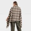 Women's Plus Size Plaid Wrap Jacket - A New Day™ Brown One Size 1 Women's Plus Size Plaid Wrap Jacket - A New Day™ Brown One Size -A New Day popular shop unnamed file 559