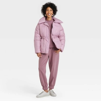 Women's Medium Length Matte Puffer Jacket - A New Day™ 4 Women's Medium Length Matte Puffer Jacket - A New Day™ - Image 2