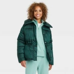 Women's Medium Length Shine Puffer Jacket - A New Day™ 10 Women's Medium Length Shine Puffer Jacket - A New Day™ -A New Day popular shop unnamed file 586