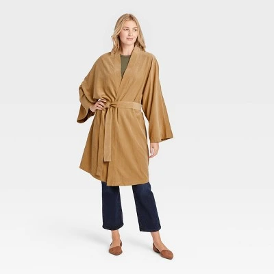 Women's Faux Suede Duster - A New Day™ 5 Women's Faux Suede Duster - A New Day™ - Image 3