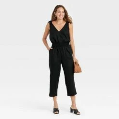 Women's Sleeveless Tie-Shoulder Jumpsuit - A New Day™ 8 Women's Sleeveless Tie-Shoulder Jumpsuit - A New Day™ -A New Day popular shop unnamed file 670