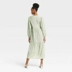 Women's Long Sleeve Tiered Dress - A New Day™
