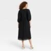 Women's Balloon 3/4 Sleeve Eyelet Dress - A New Day™ 1 Women's Balloon 3/4 Sleeve Eyelet Dress - A New Day™ -A New Day popular shop unnamed file 704