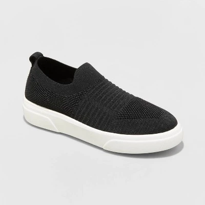 Women's Khloe Knit Sneakers - A New Day™ Black 6 Women's Khloe Knit Sneakers - A New Day™ Black - Image 4