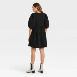 Women's Balloon 3/4 Sleeve Quilted Dress - A New Dayâ„¢