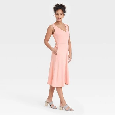 Women's Sleeveless Rib Knit Ballet Dress - A New Day™ 4 Women's Sleeveless Rib Knit Ballet Dress - A New Day™ - Image 2