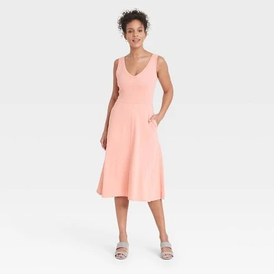 Women's Sleeveless Rib Knit Ballet Dress - A New Day™ 5 Women's Sleeveless Rib Knit Ballet Dress - A New Day™ - Image 3