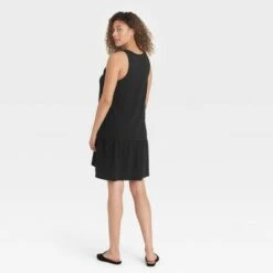 Women's Sleeveless Hem Knit Dress - A New Dayâ„¢