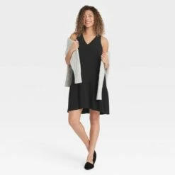 Women's Sleeveless Hem Knit Dress - A New Day™ -A New Day popular shop unnamed file 750
