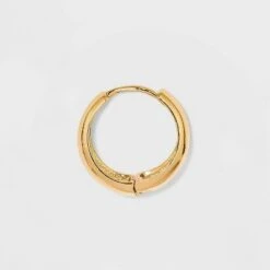 Hinge Hoop Earrings - A New Day™ Gold