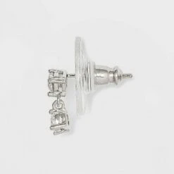 Sterling Silver Cubic Zirconia Drop Earrings - A New Day™