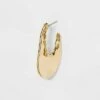 Thin Hammered Metal Oval Hoop Earrings - A New Day™ Gold 2 Thin Hammered Metal Oval Hoop Earrings - A New Day™ Gold -A New Day popular shop unnamed file 888