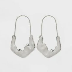 Molten Hammered Hoop Earrings - A New Day™ Gold -A New Day popular shop unnamed file 922