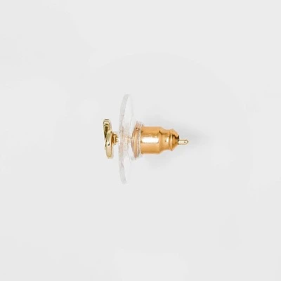 Silver Plated Semi-Precious Stud Earring Set 3pc - A New Day™ Strawberry And Rose Quartz 4 Silver Plated Semi-Precious Stud Earring Set 3pc - A New Day™ Strawberry And Rose Quartz - Image 2