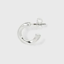 Multi Shape Hoop Trio Earrings - A New Day™ Silver